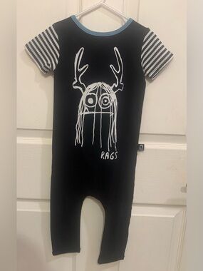Rags Infant Short Sleeve Full Leg Coverage Slip On 18-24mon Romper.         3259